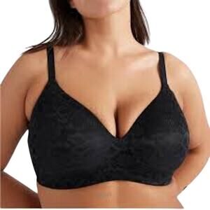 Knix Lace Wingwoman Contour Bra Wireless Black 8+